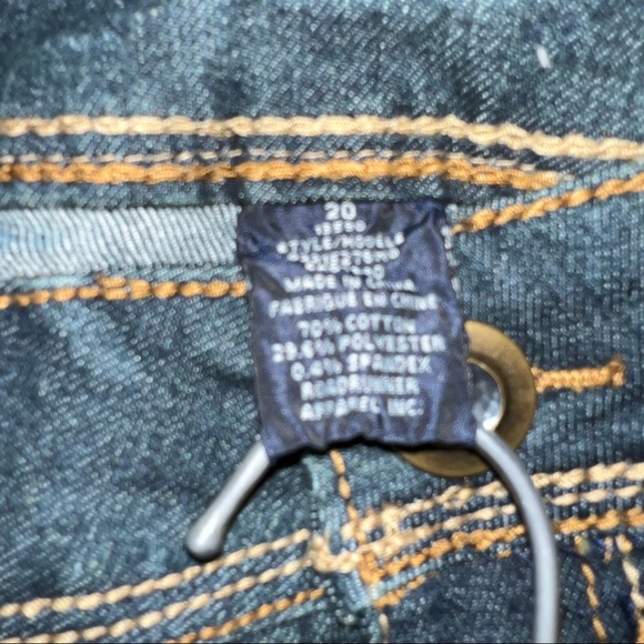 Unbranded Denim Wide Leg Bling Pockets Plus Size Jeans - Picture 9 of 9